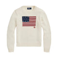 Polo Ralph Lauren America Flag Sweater - White