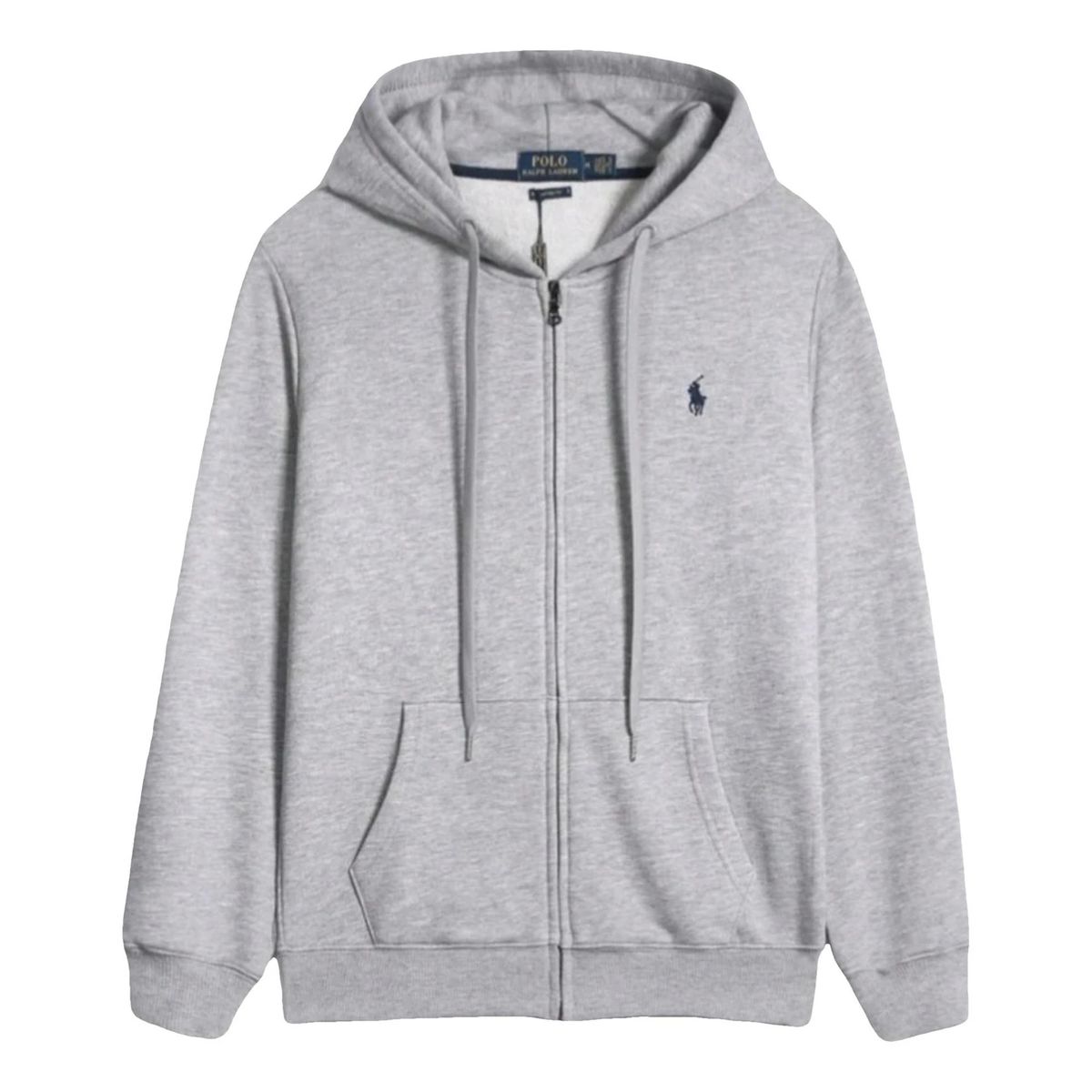 Polo Ralph Lauren Zip Up Hoodie - Light Grey